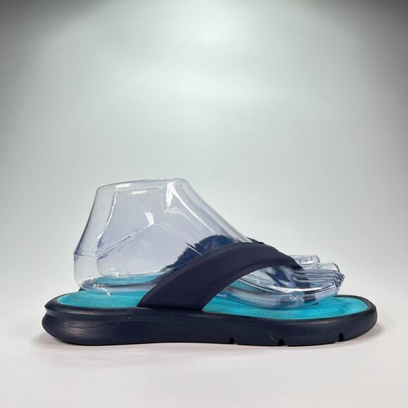 Nike Comfort Footbed Blue Flip Flops Sandals Slides Shoes Women’s Size 8 - Picture 1 of 10
